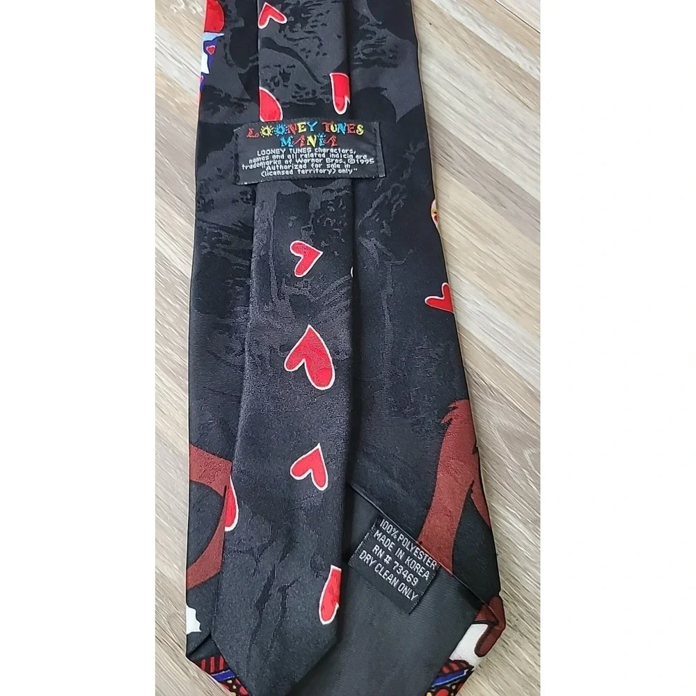 2‎ VTG 90's Warner Bros Looney Tunes Ties Bugs Bunny Tasmanian Devil Taz Martian